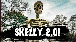 New For 2024 Skelly 20 Home Depot Halloween 12 ft Giant Skeleton Unboxing amp Assembly [upl. by Neron]