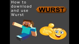 How to install and use Wurst Client  1182 [upl. by Lodi]