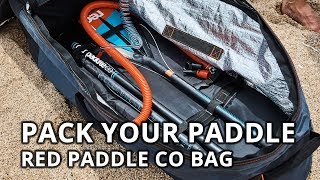 Packing a 3 piece paddle in your Red Paddle Co iSUP bag [upl. by Yesoj]