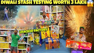 BOUGHT DIWALI STASH WORTH RS 300000rs From SIVAKASHI FACTORY STASH TESTING VIDEO [upl. by Roice]