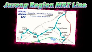 Jurong Region MRT Line🚆Tengah Plantation🚊 Tengah Park 🚊Bukit Batok West🚊 [upl. by Inalan684]