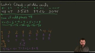 Validating Credit Cards with Luhn Check Algorithm [upl. by Hiasi417]