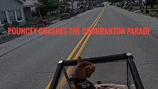 Pouncey and I go to the county fair in Cochranton PA We accidentally get stuck in the parade😂 [upl. by Ailenroc]