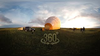 Montgolfière 360° VR  Plaine du Forez [upl. by Russian163]