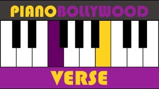 Kuch Kuch Hota Hai  Easy PIANO TUTORIAL  Verse Right Hand [upl. by Arutnev]