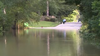 Officials urge Kingwood residents not to drive through waters as flooding continues [upl. by Etta917]