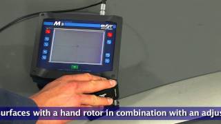 Eddy Current Inspection of flat and slightly curved surfaces [upl. by Sturdivant]