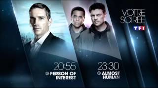 person of interest 20h55  almost human 23h35  section de recherche HD 20 1 2015 TS ce soir [upl. by Paddy]