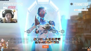 TOP 500 SYMMETRA MAIN HARMONY SYMMETRA GAMEPLAY OVERWATCH 2 SEASON 8 [upl. by Vanessa]