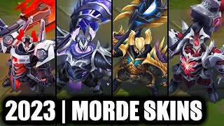 ALL MORDEKAISER SKINS SPOTLIGHT 2023  Old God Mordekaiser Newest Skin  League of Legends [upl. by Sproul]