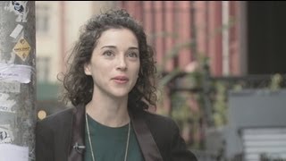 St Vincent on her Nerdy Influences Live in NYC Interview [upl. by Marmawke]