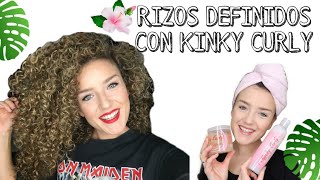 Rizos definidos con KinkyCurly [upl. by Farlie]