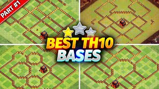 NEW TH10 Base 2024 Copy Link COC Town Hall 10 HybridTrophy Base [upl. by Wash]