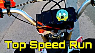 How FAST is the Tao Tao 140cc Pit Bike DBX1 Top Speed Test and Wheelies [upl. by Ardeed]