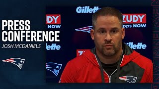 Josh McDaniels I feel confident about Mac Jones approach  Press Conference New England Patriots [upl. by Peterus99]