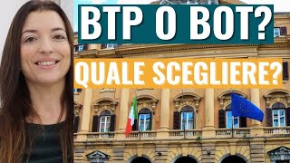 BOT e BTP in quale conviene investire Cosa sono Buoni ordinari del tesoro qual è il rendimento [upl. by Bridgid]