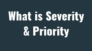 What is Severity amp Priority in Test cases in Telugu ManualTesting softwaretesting selenium Part 14 [upl. by Austin]