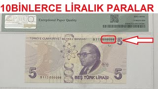 10 Binlerce Liralık Türk Paraları  Solid Para Gerçeği [upl. by Quinton]