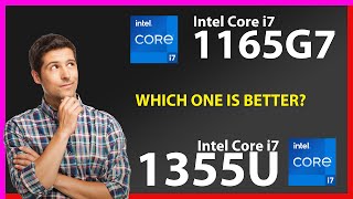 INTEL Core i7 1165G7 vs INTEL Core i7 1355U Technical Comparison [upl. by Tserrof]