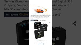 RØDE Wireless Go II Dual Channel Wireless System with Builtin Microphones with Analogue [upl. by Daniele]