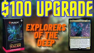 Explorers of the Deep Upgrade  Improving the Precon Commander Deck with 100 [upl. by Yenot]