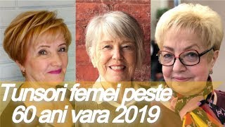 20 modele 🎀 de tunsori femei peste 60 ani vara 2019 [upl. by Tserof425]