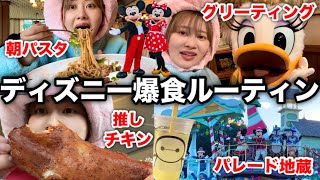 【夢の国で食べ放題】週に1回ディズニーランドに通う女によるリアルディズニールーティン [upl. by Cypro]