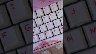 Ducky × Varmilo Miya Pro Sakura Mechanical Keyboard 🌸gamergirlsetuppinkkeyboard pinkgamingsetups [upl. by Schifra]