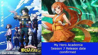 Anime News Round Up 16th December My Hero Academia Returns for season 7 [upl. by Bank]