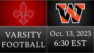 Varsity Football Woodberry Forest at St Christophers 2023 [upl. by Jamnis]