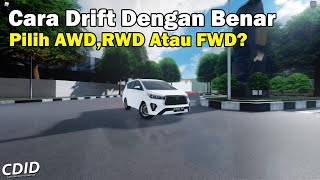 Cara Drift Dengan Benar Di CDID Revamp  Roblox Indonesia [upl. by Hershel]