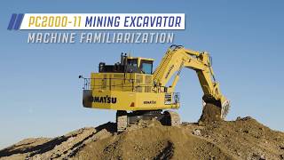 Komatsu PC200011 machine familiarization [upl. by Proudfoot]