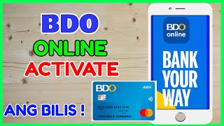 BDO Online Banking Activation How to Approve Activate BDO Account Online [upl. by Joete]