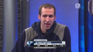 Noah Hartsock on BYU Mens Basketball [upl. by Eterg]