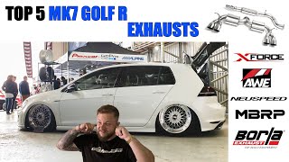 Top 5 MK7 Volkswagen Golf R Catback Exhausts [upl. by Clapp]