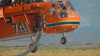 Erickson Aircrane Helitack helicopter at Minden [upl. by Renwick]