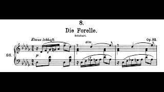 Schubert Die Forelle op 32 score [upl. by Voss]