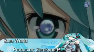 Blue World Mundo Azul por 初音ミク [upl. by Morena930]