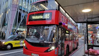 Full Route Visual Route 185 Lewisham Station  Victoria [upl. by Ahtaela]