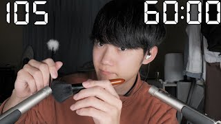 【ASMR】60分で何種類の耳かきできる？ RODE NT5 ZOOM H6 3Dio【SUB】How many Ear Cleaning can you do in 60 minutes [upl. by Ruphina]