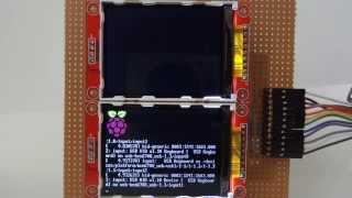 Two ILI9341 based display attached to a Raspberry Pi [upl. by Schach]