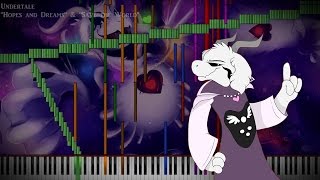 Impossible Piano Undertale  quotHopes and Dreamsquot amp quotSave the Worldquot [upl. by Essirehc802]