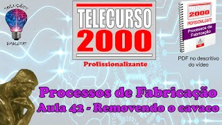 Telecurso 2000  Processos de Fabricação  42 Removendo o cavaco [upl. by Nannahs]