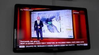 GIROVAGHIIT in diretta su SkyTG24  speciale evento meteo  neve 2012 [upl. by Nohsyt]