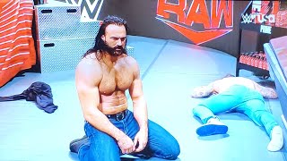 Drew McIntyre attacks CM Punk on RAW REACTION VIDEO [upl. by Holmen]