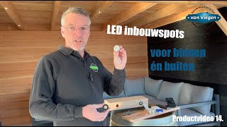 14 LED inbouw spotjes  PRODUCTVIDEO [upl. by Euhc]