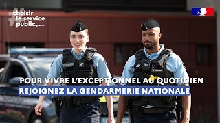 Pour vivre lexceptionnel au quotidien rejoignez la Gendarmerie nationale [upl. by Colby]