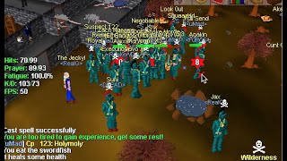 Runescape Classic PK Castle Rock War  RSCEmulation [upl. by Rog]