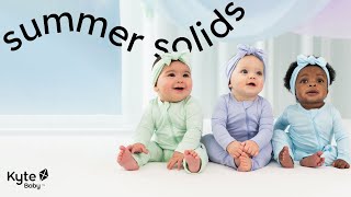 Kyte Baby Summer Solids 2024 [upl. by Nyssa]