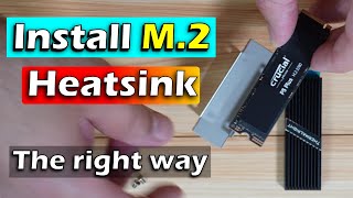 How to install M2 Heatsink [upl. by Moazami]